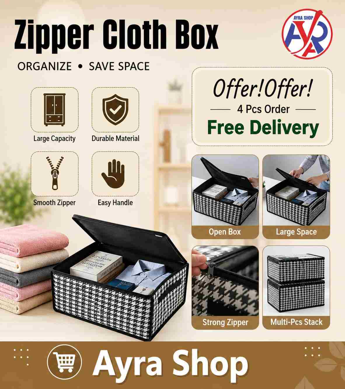 Cover cloth box